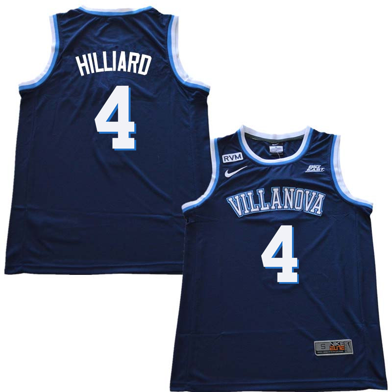 2018 Men #4 Darrun Hilliard Willanova Wildcats College Basketball Jerseys Sale-Navy - Click Image to Close